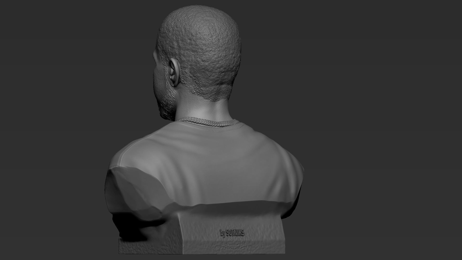 Drake man 3D print model_15