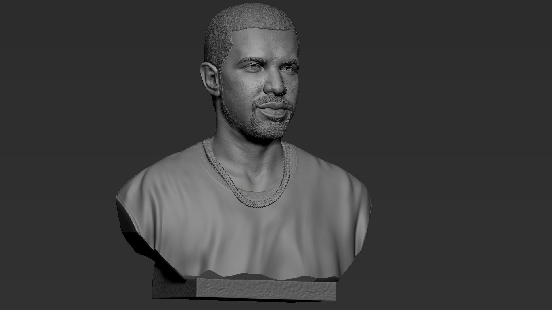 Drake man 3D print model_34