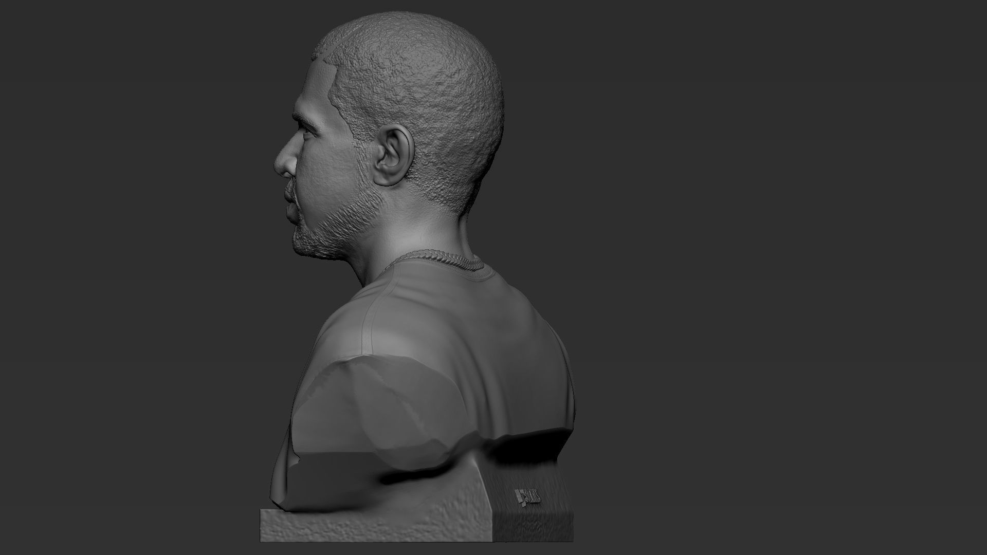 Drake man 3D print model_11