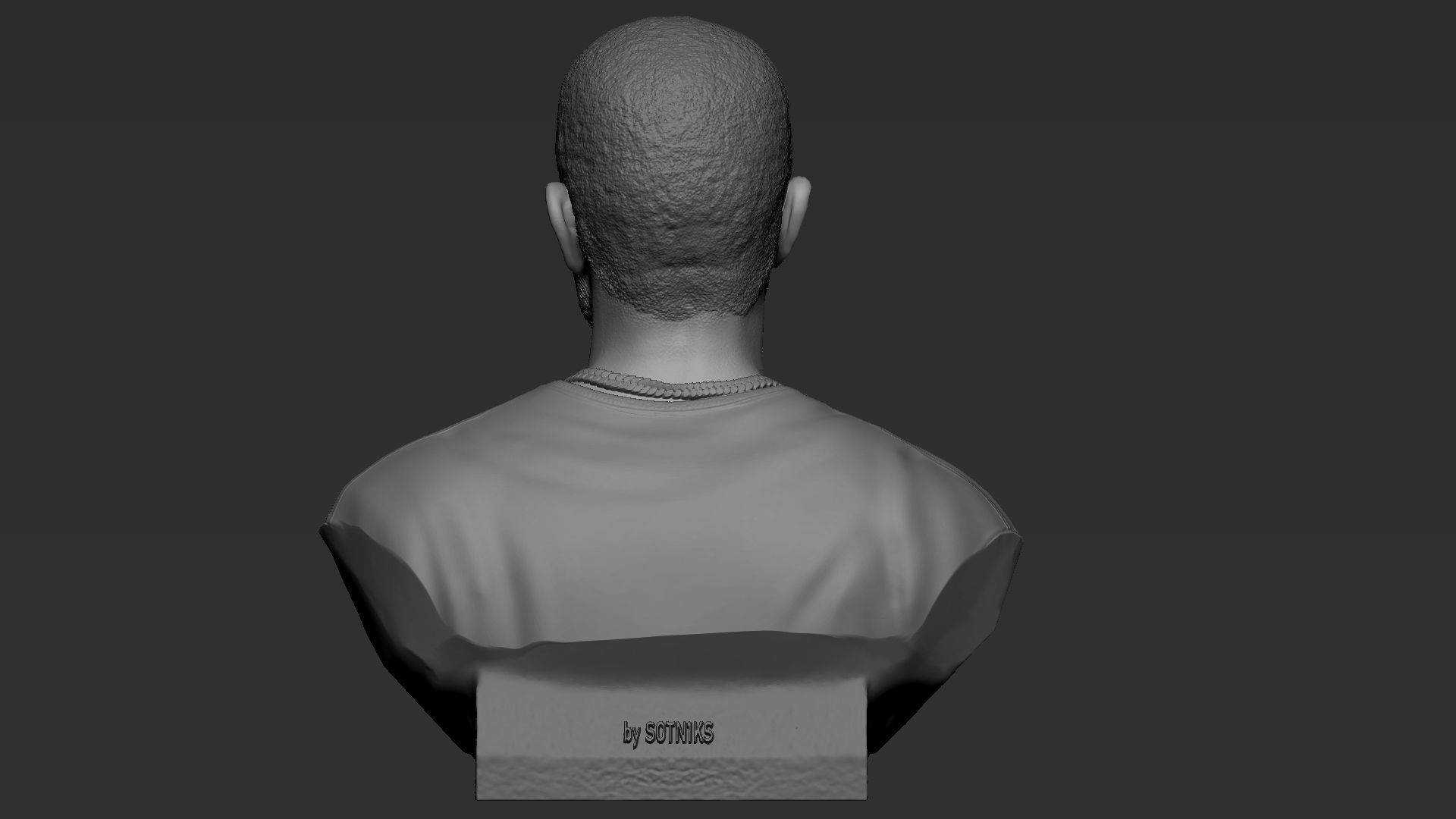 Drake man 3D print model_20