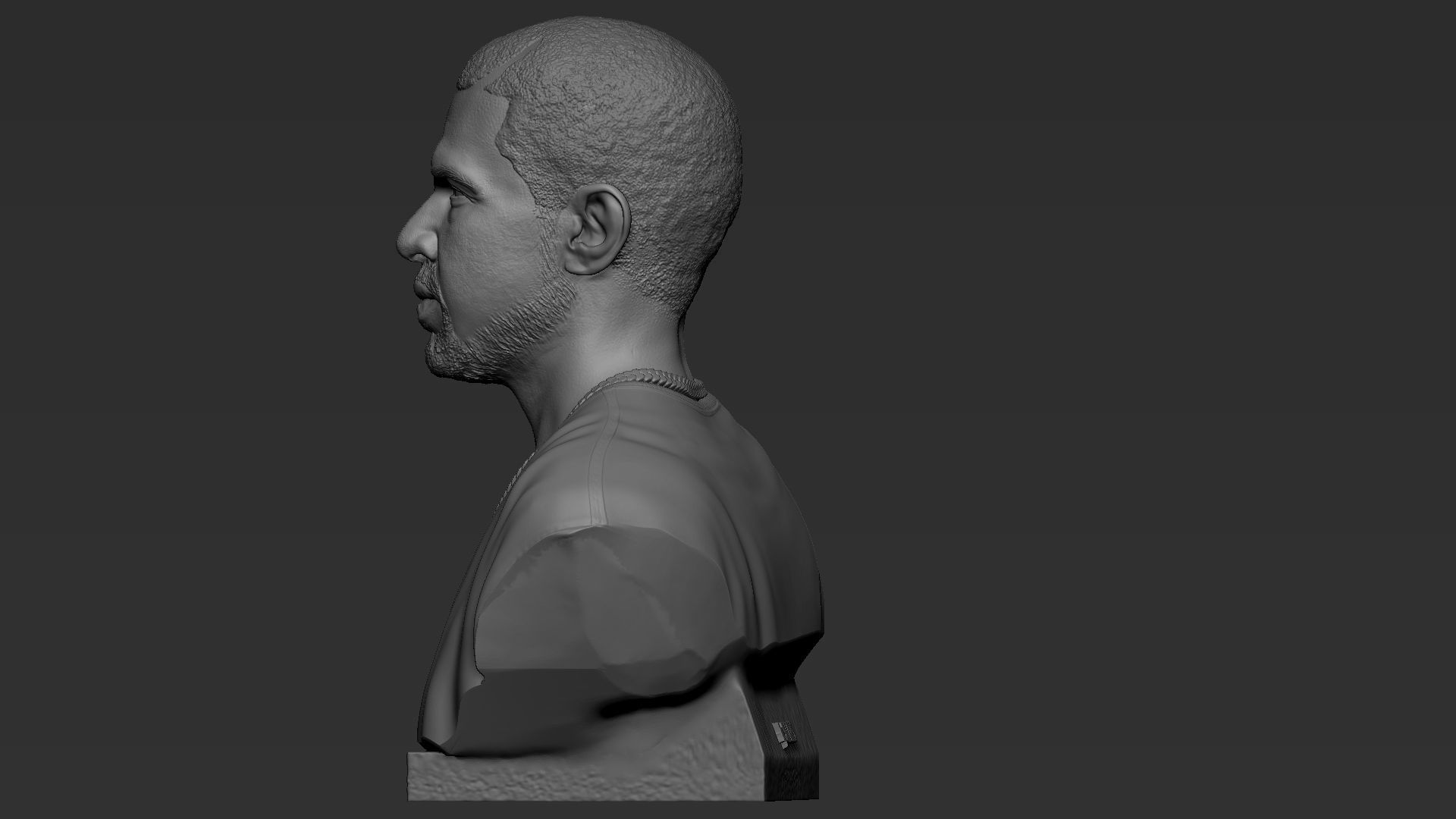 Drake man 3D print model_10