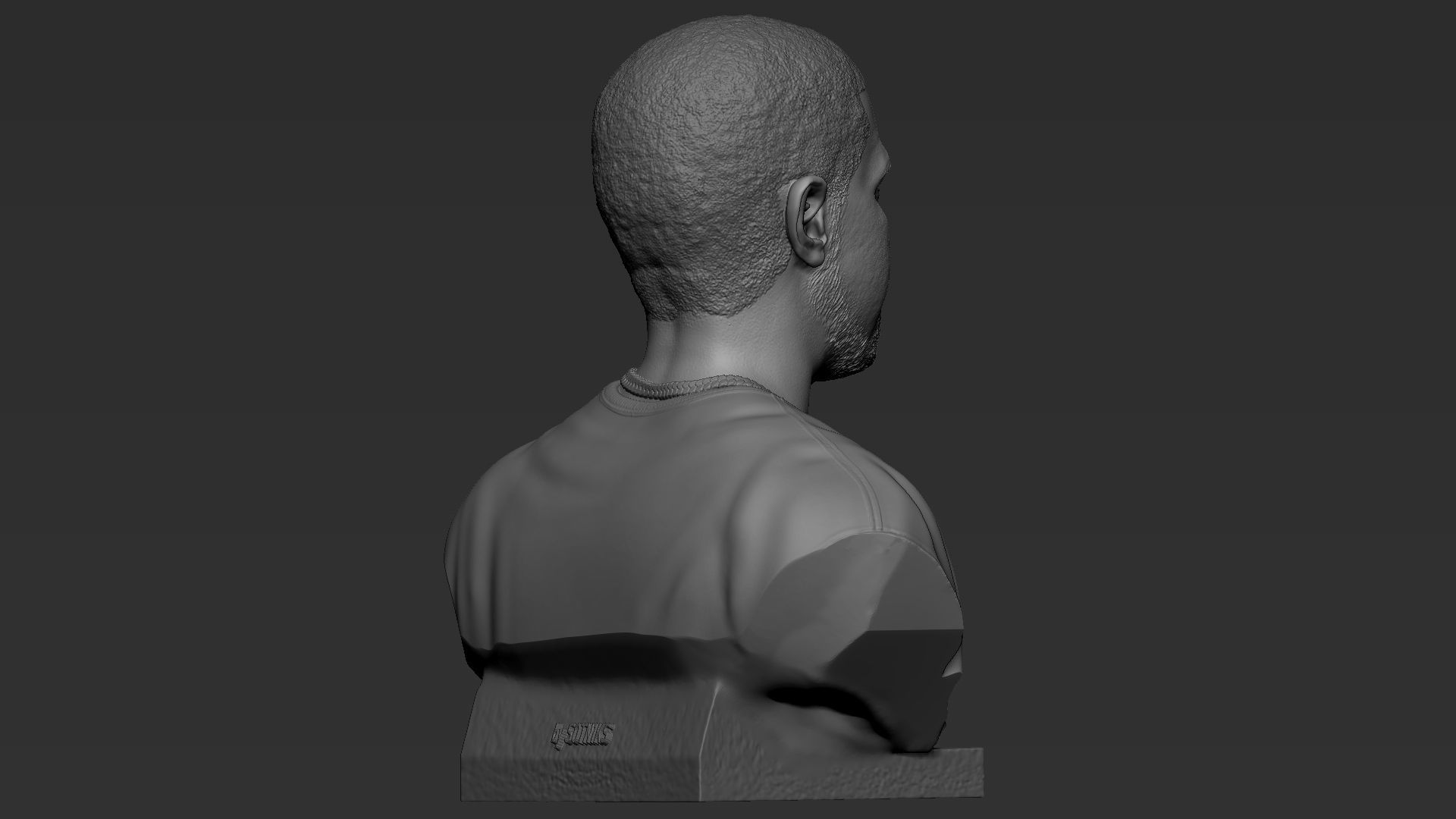 Drake man 3D print model_24