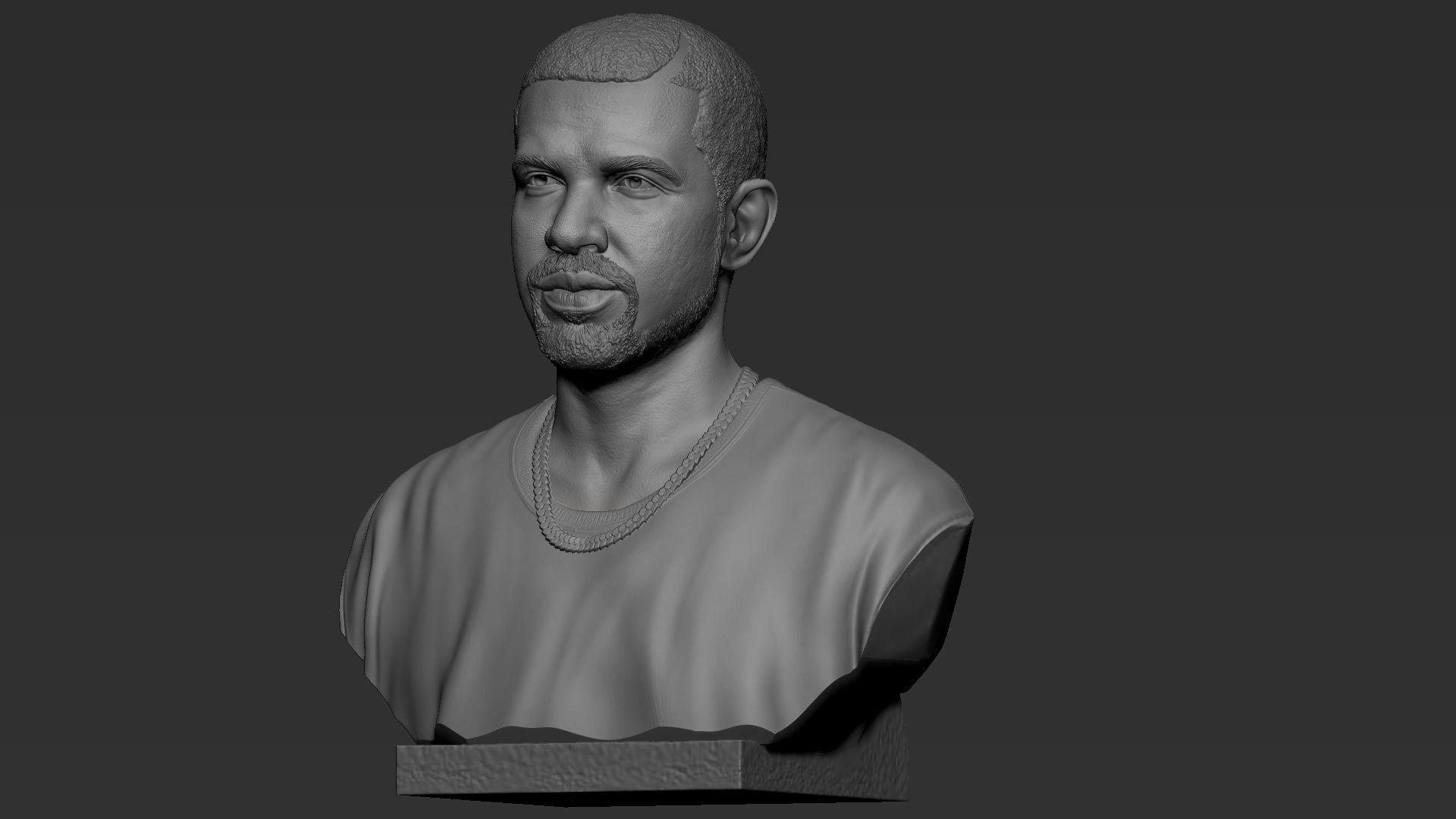 Drake man 3D print model_4