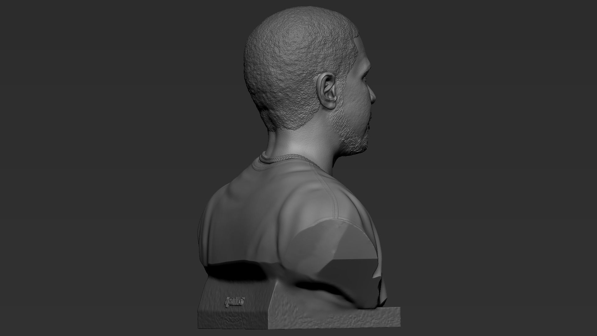 Drake man 3D print model_25
