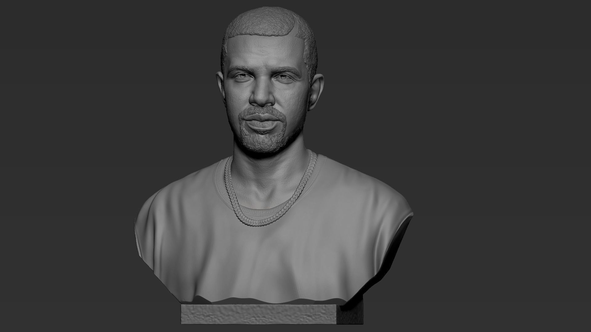 Drake man 3D print model_9