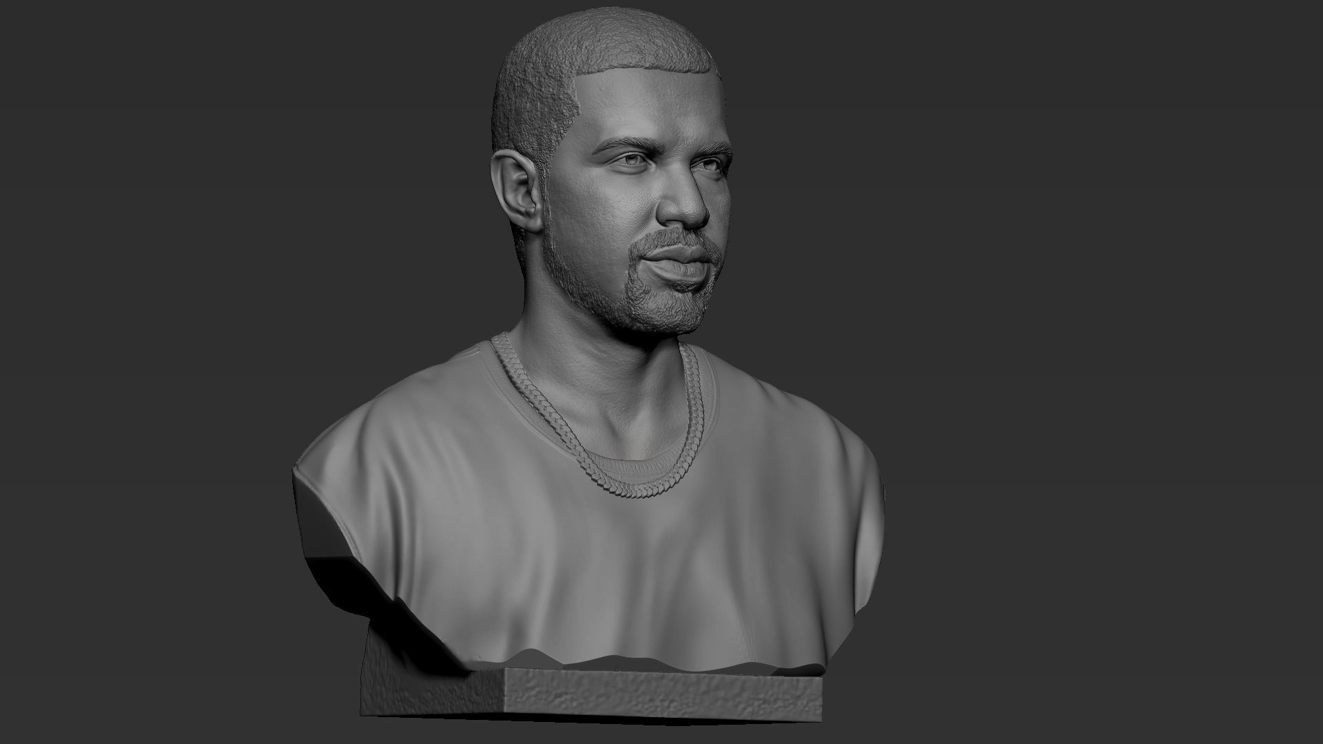 Drake man 3D print model_33