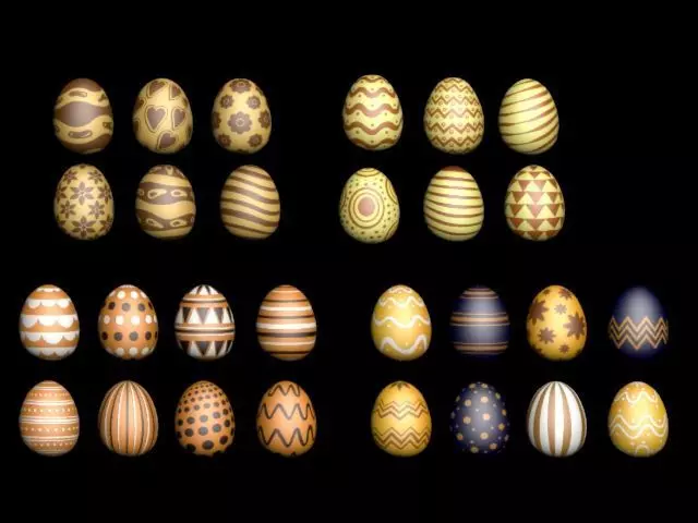 Collections Easter Eggs7 Low-poly 3D model_0