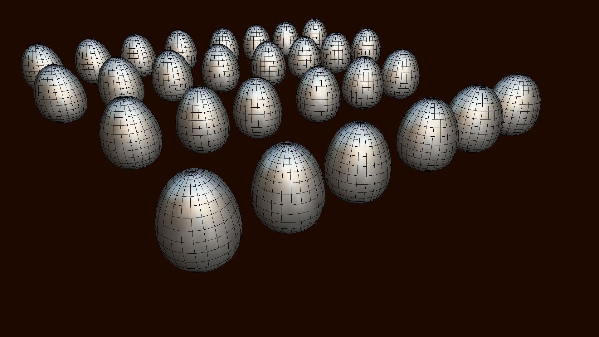 Collections Easter Eggs7 Low-poly 3D model_8