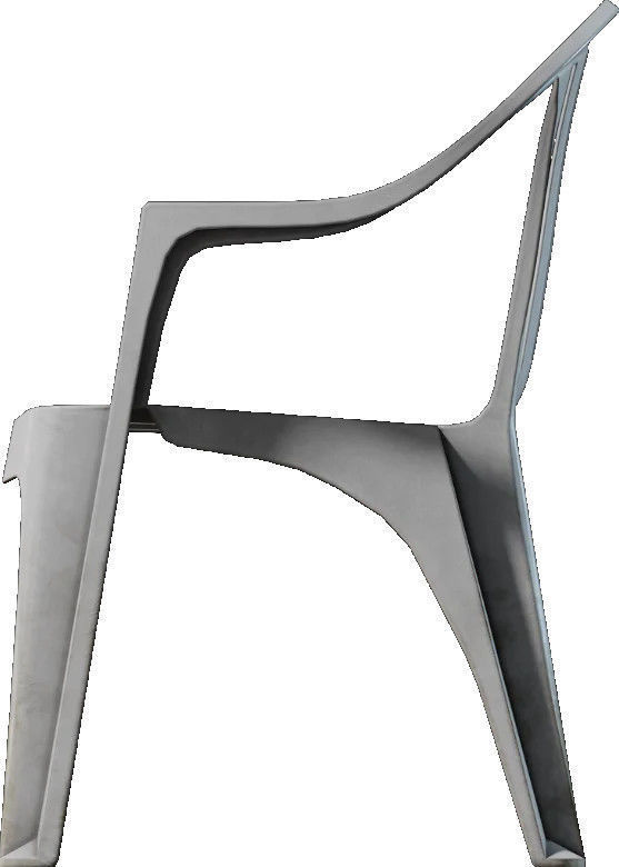 Plastic Monobloc Chair 3D model_1