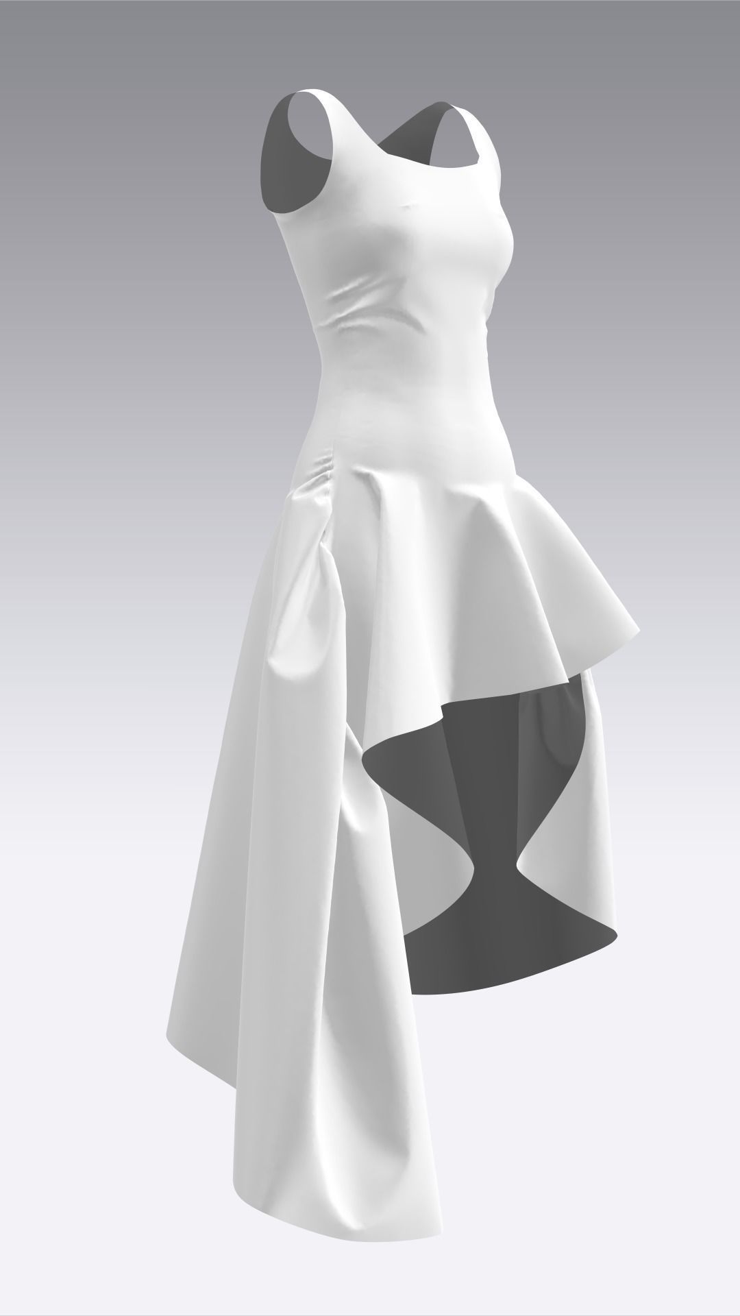 Dress Outfits MD CLO 3D ZPRJ ZPAC project files 3D model_10