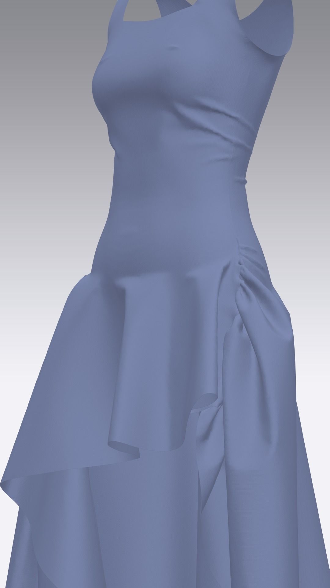 Dress Outfits MD CLO 3D ZPRJ ZPAC project files 3D model_40