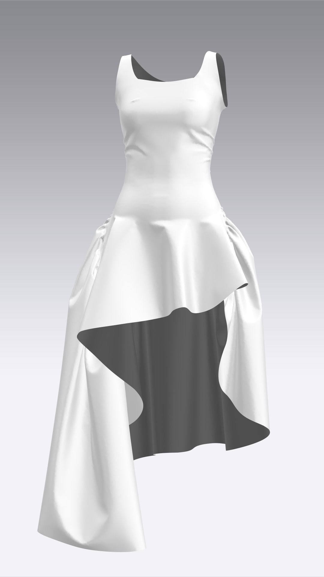 Dress Outfits MD CLO 3D ZPRJ ZPAC project files 3D model_13