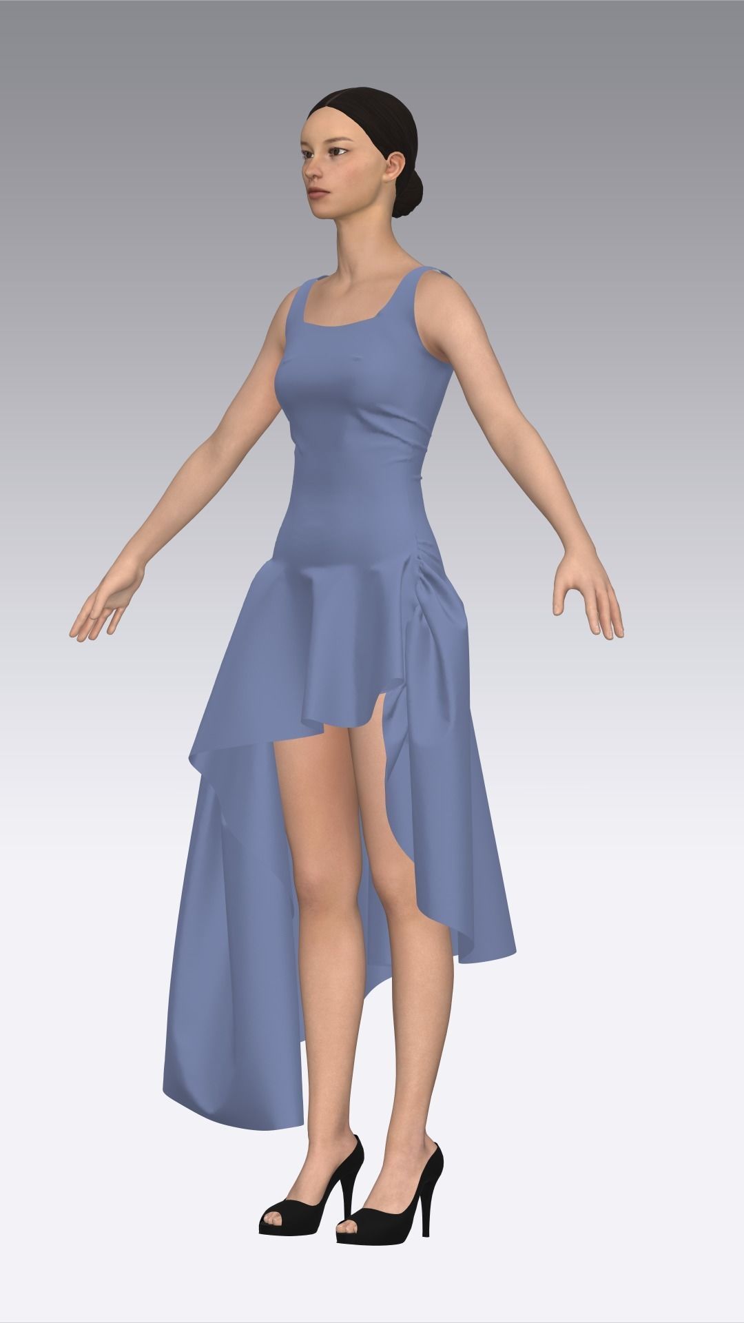 Dress Outfits MD CLO 3D ZPRJ ZPAC project files 3D model_19