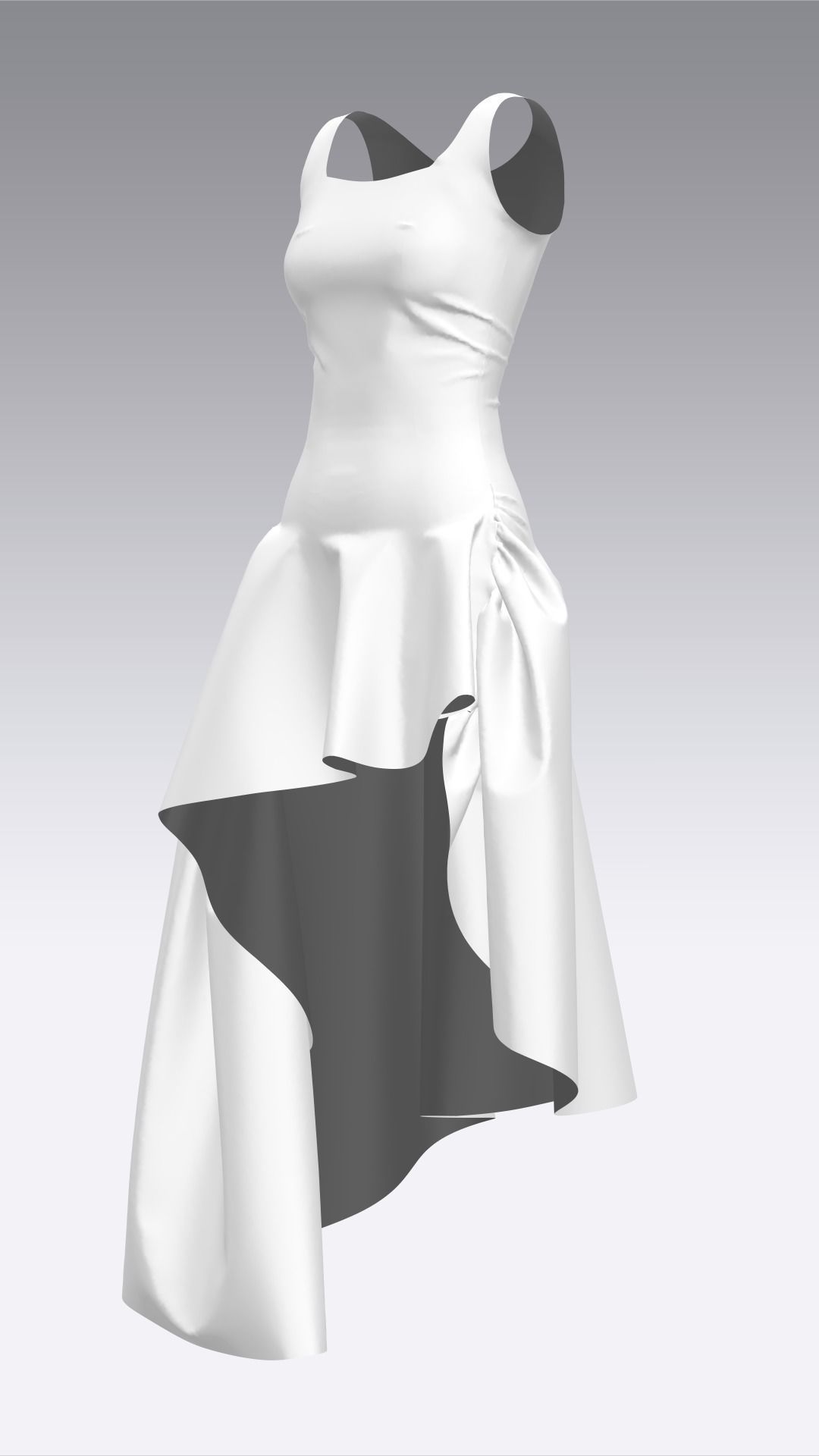 Dress Outfits MD CLO 3D ZPRJ ZPAC project files 3D model_12