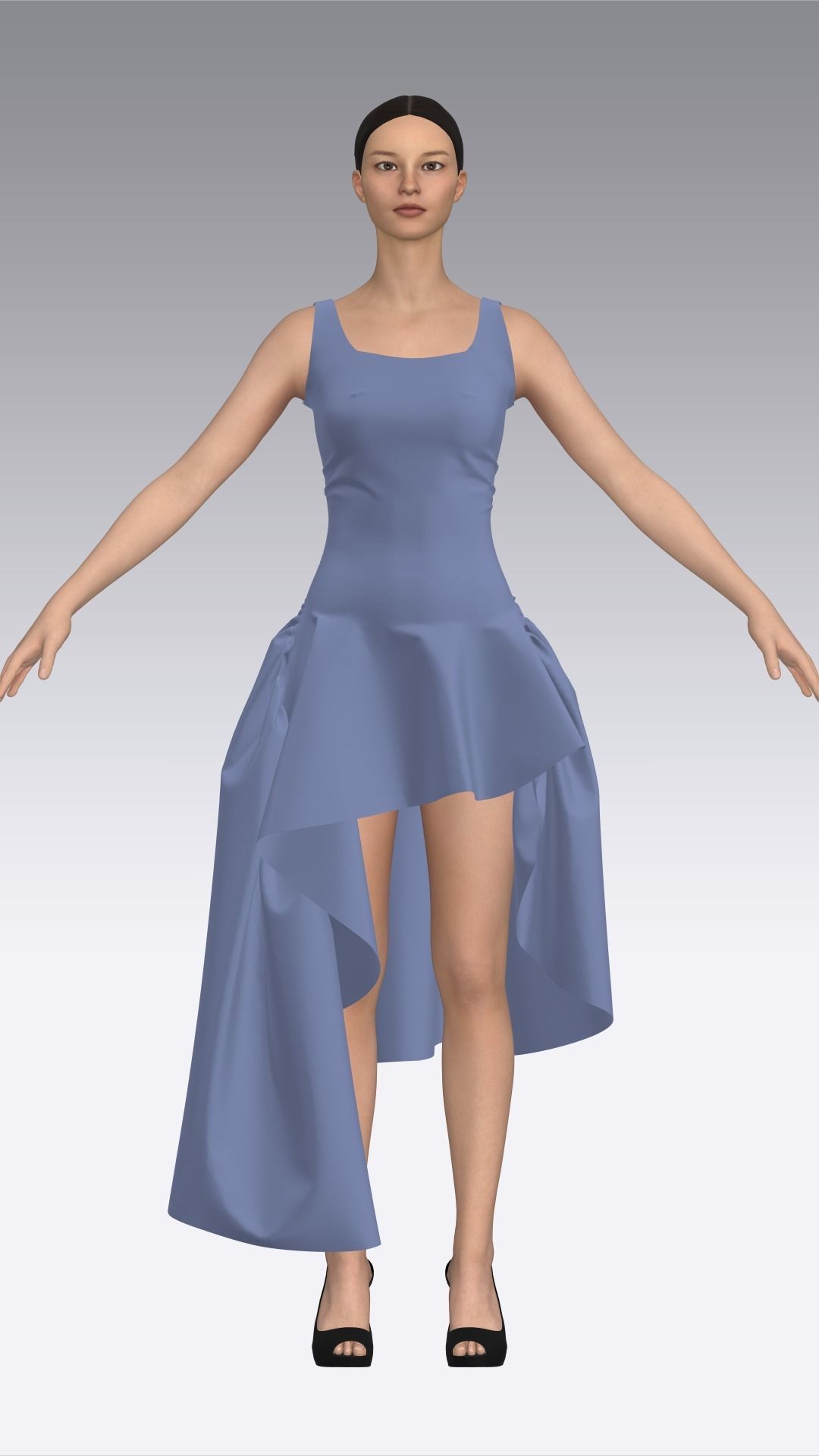 Dress Outfits MD CLO 3D ZPRJ ZPAC project files 3D model_32