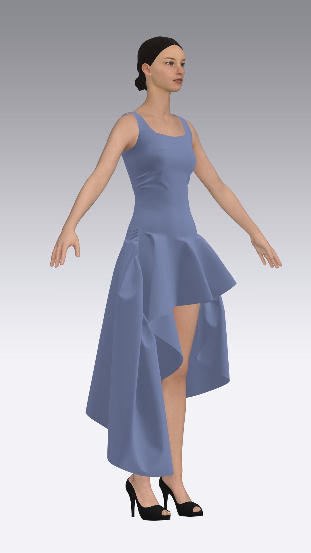 Dress Outfits MD CLO 3D ZPRJ ZPAC project files 3D model_36