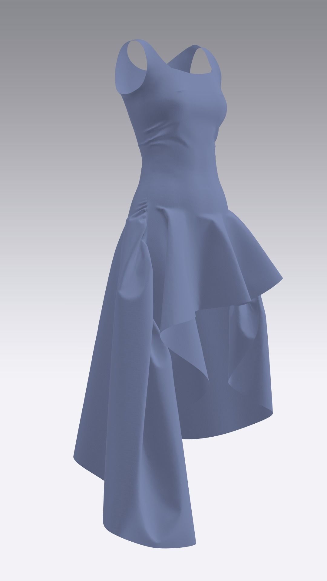 Dress Outfits MD CLO 3D ZPRJ ZPAC project files 3D model_33