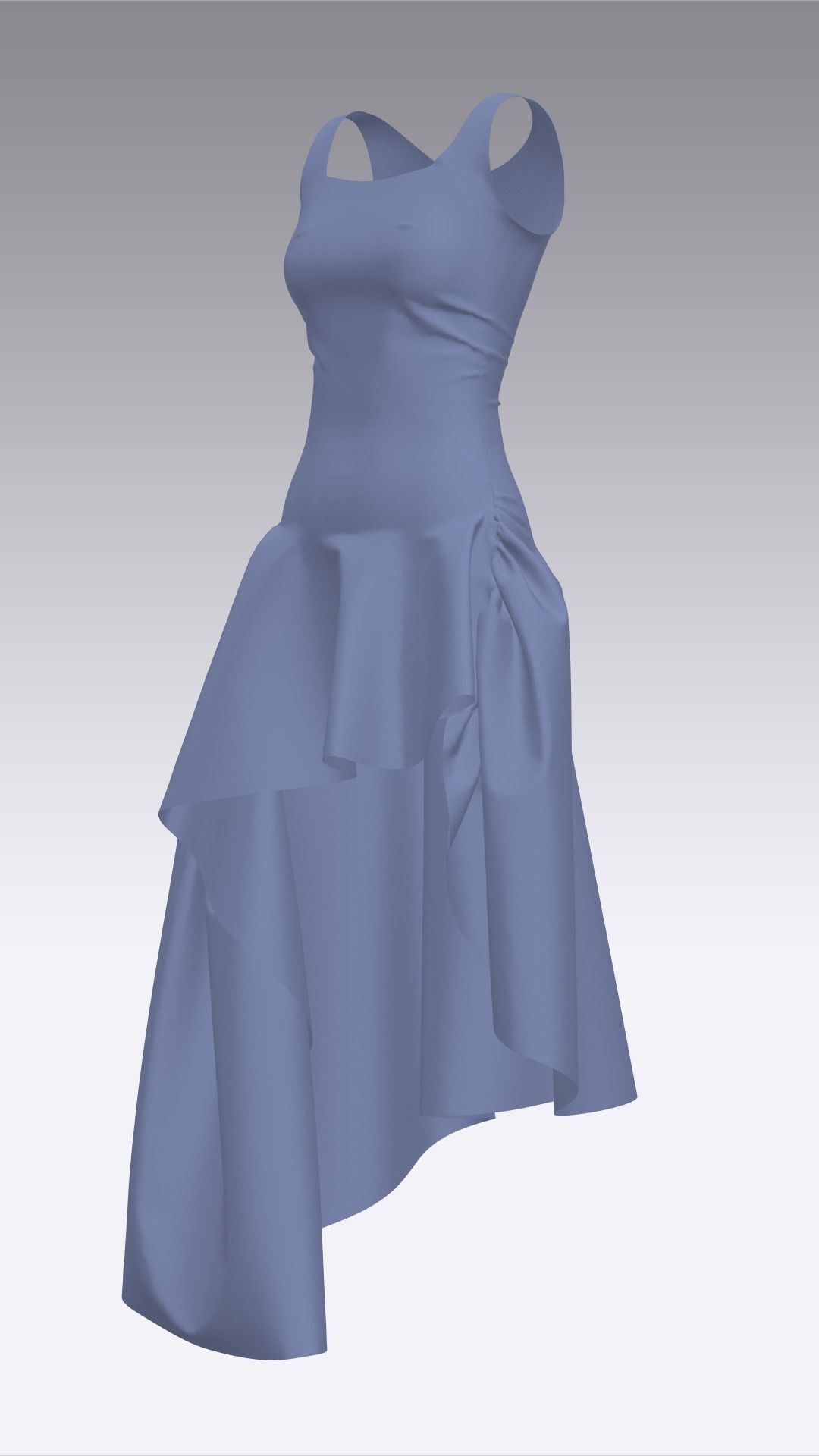 Dress Outfits MD CLO 3D ZPRJ ZPAC project files 3D model_25