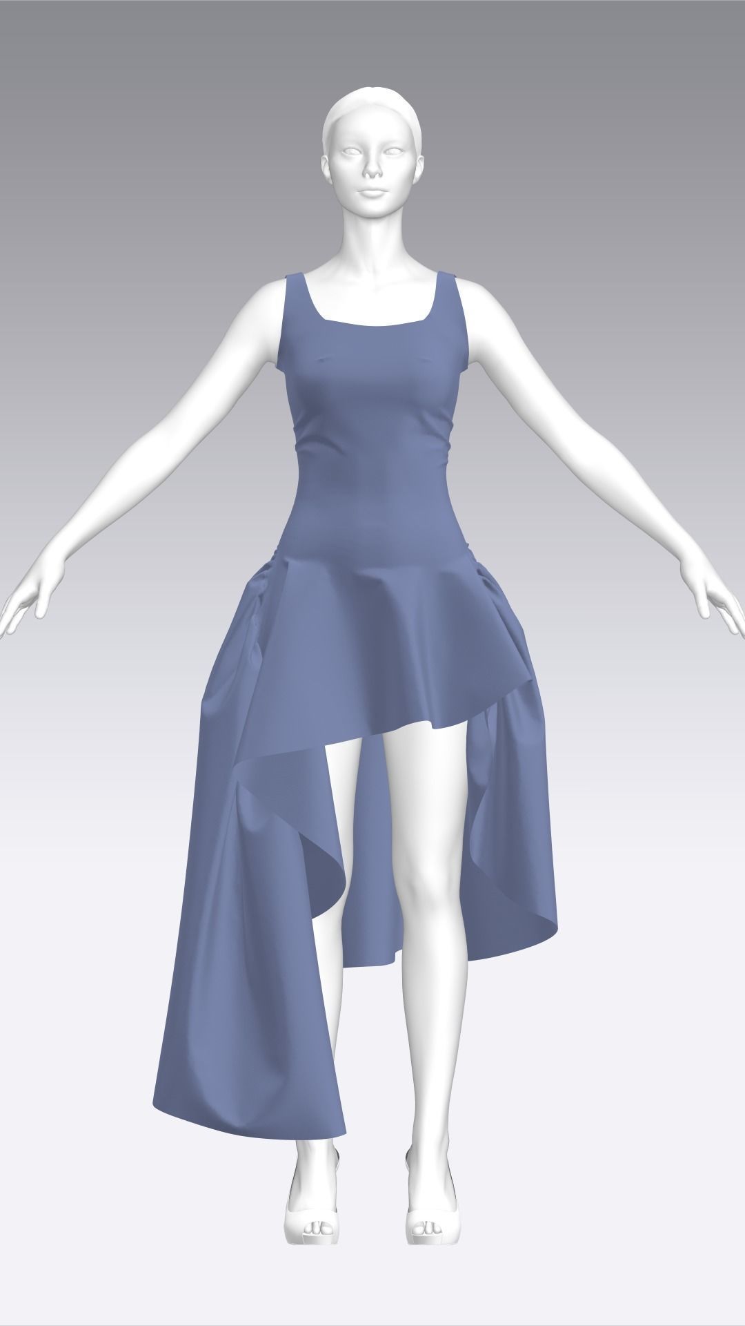 Dress Outfits MD CLO 3D ZPRJ ZPAC project files 3D model_29