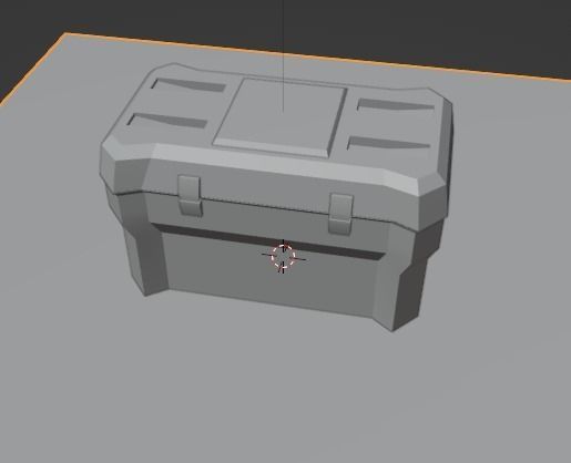 Sci Fi Box  Low-poly 3D model_25