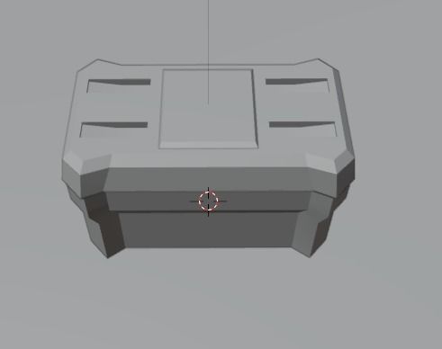 Sci Fi Box  Low-poly 3D model_11