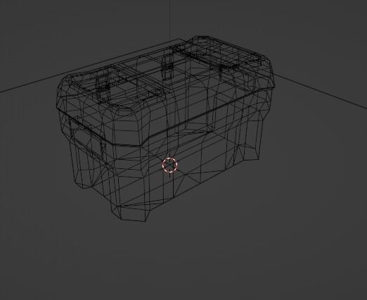 Sci Fi Box  Low-poly 3D model_24