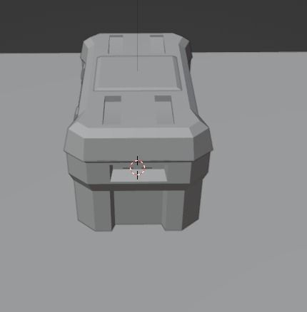 Sci Fi Box  Low-poly 3D model_12