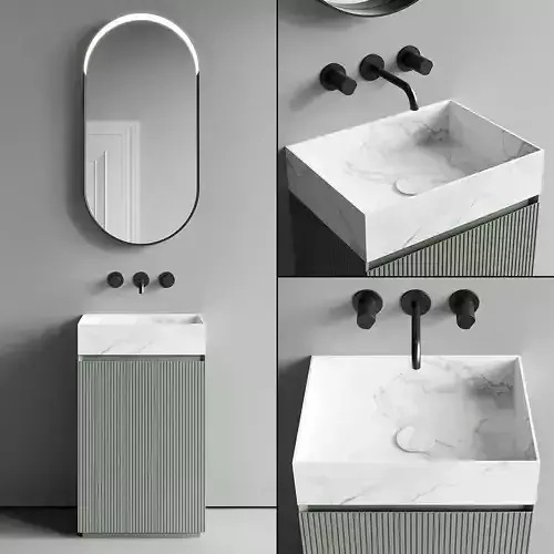 Arbi Arredobagno Code Riga 01 Vanity Unit Set 1