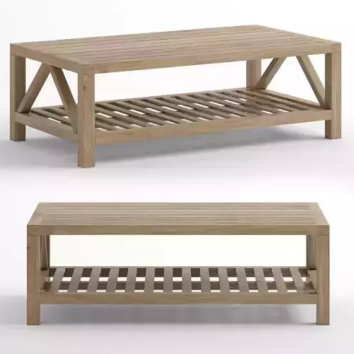 Rectangular coffee table By JANUS et Cie