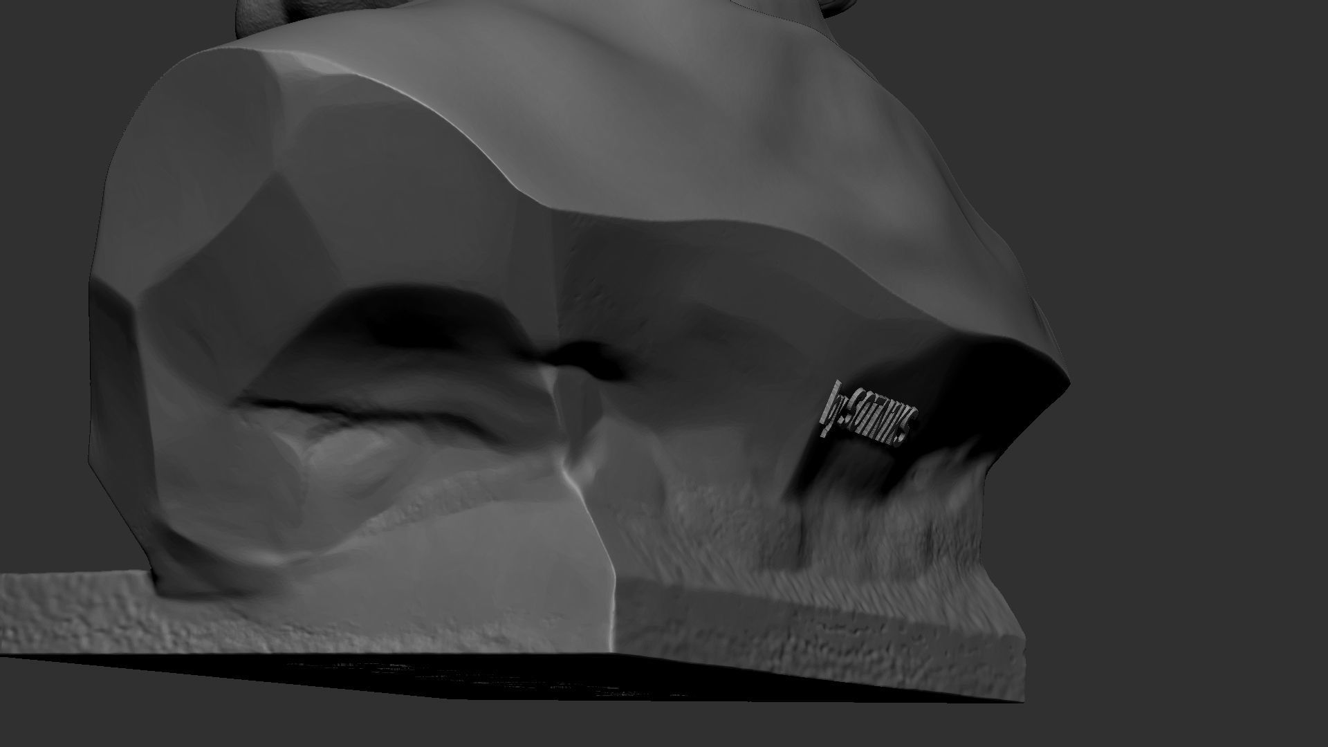 Albert Einstein 3D print model_36