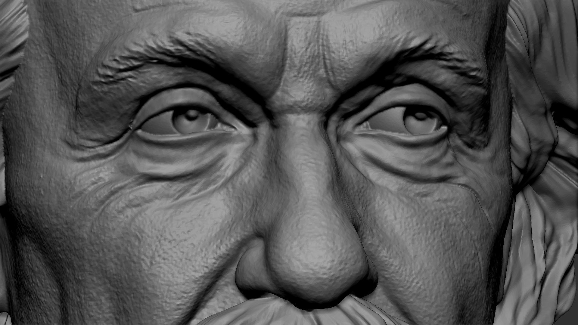 Albert Einstein 3D print model_5