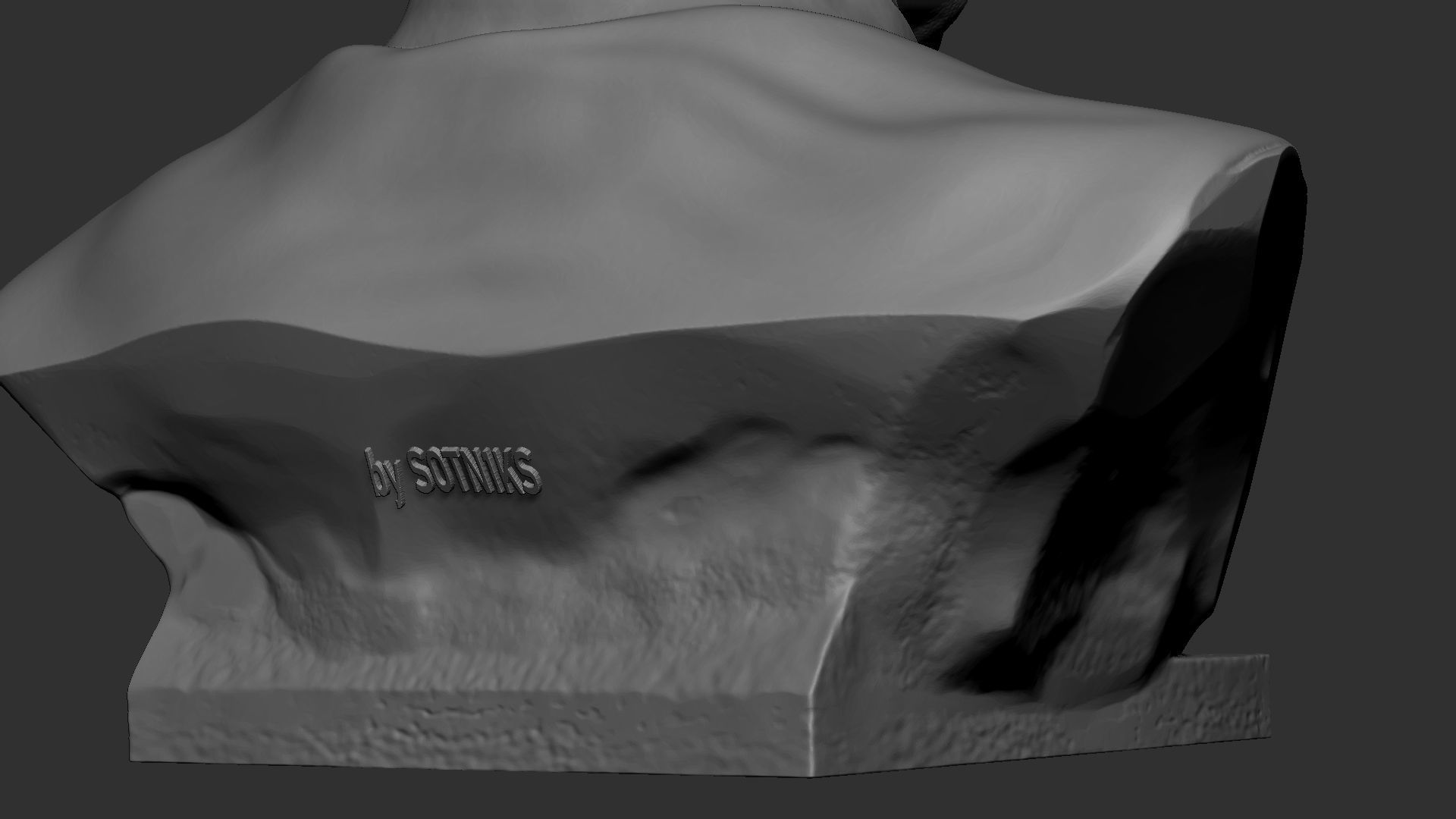 Albert Einstein 3D print model_37