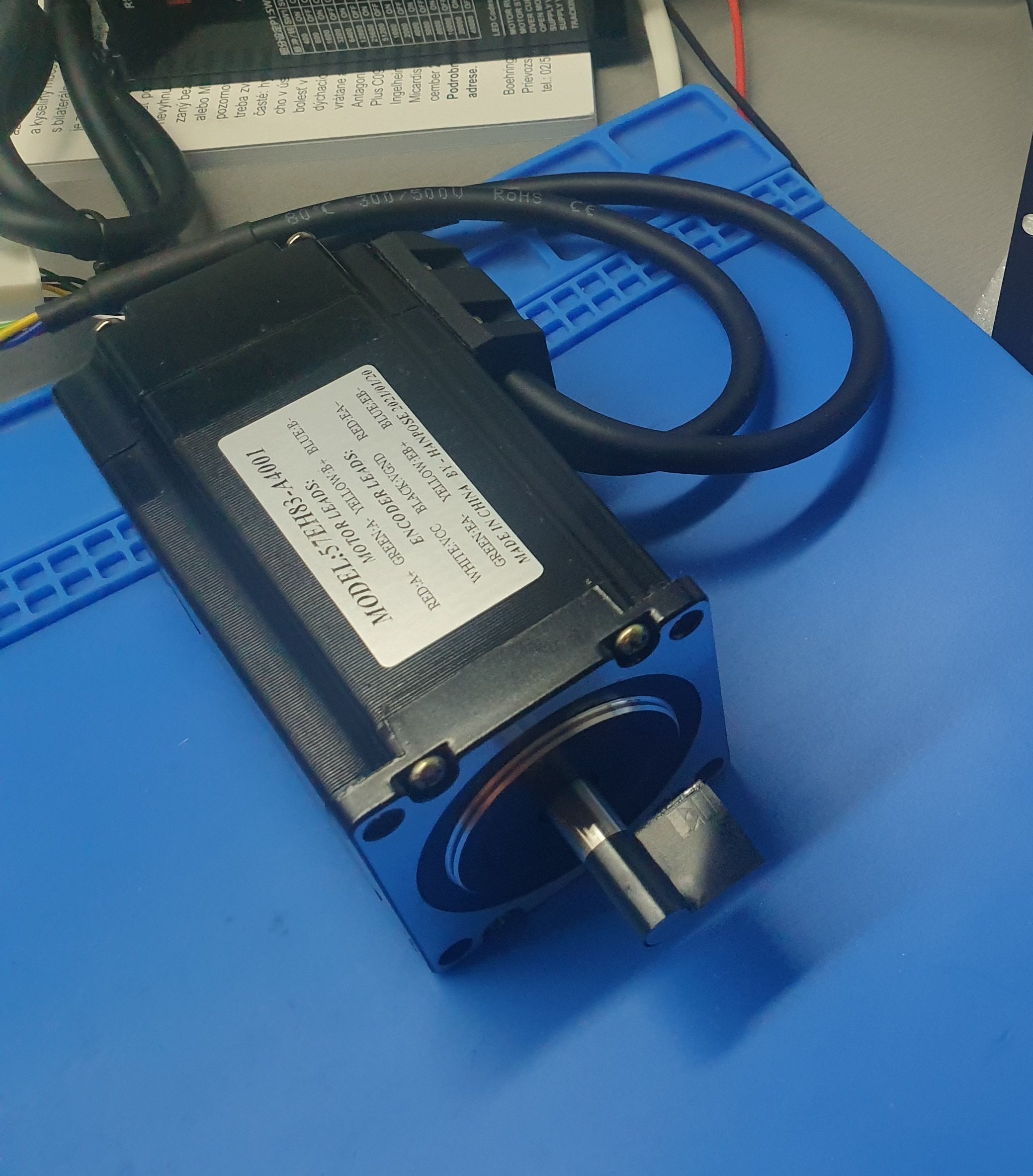 Stepper Motor with encoder NEMA23 3D model_4