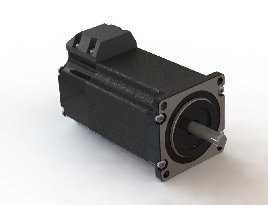 Stepper Motor with encoder NEMA23 3D model_1