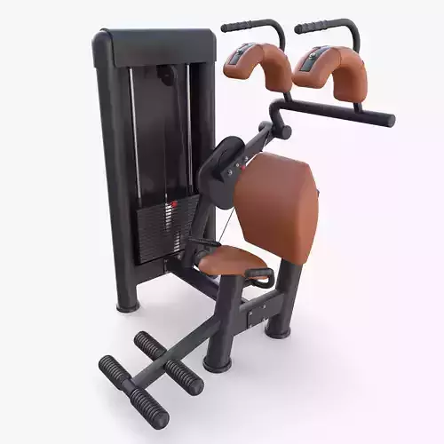 Upper ab machine