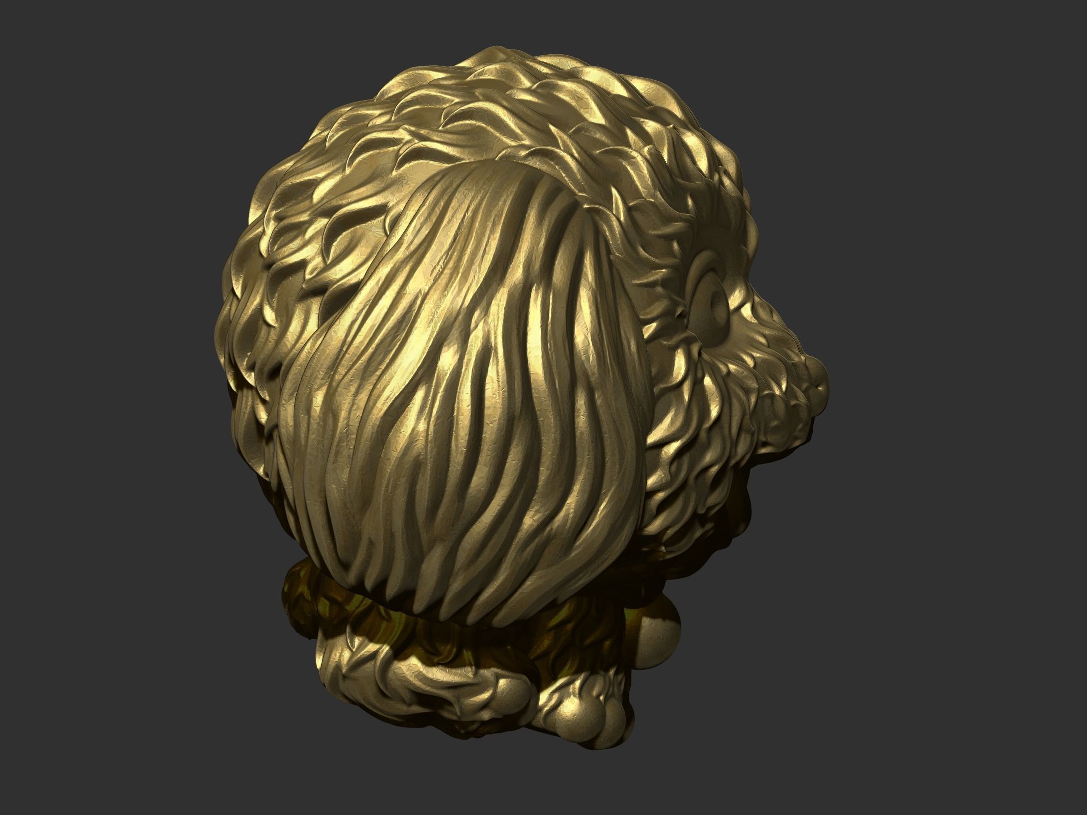 cute dog 3D print model_2