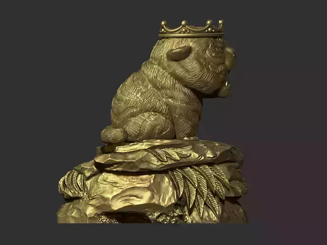 tiger on the mountain