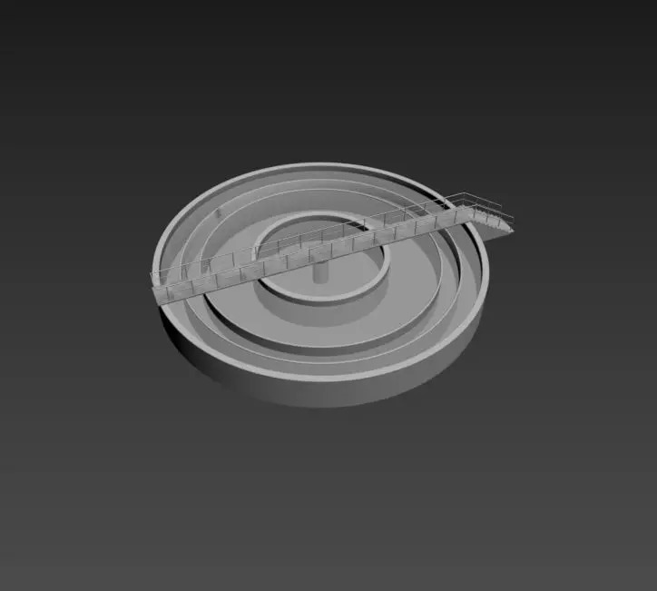 sewage treatment plant  Free 3D model_0