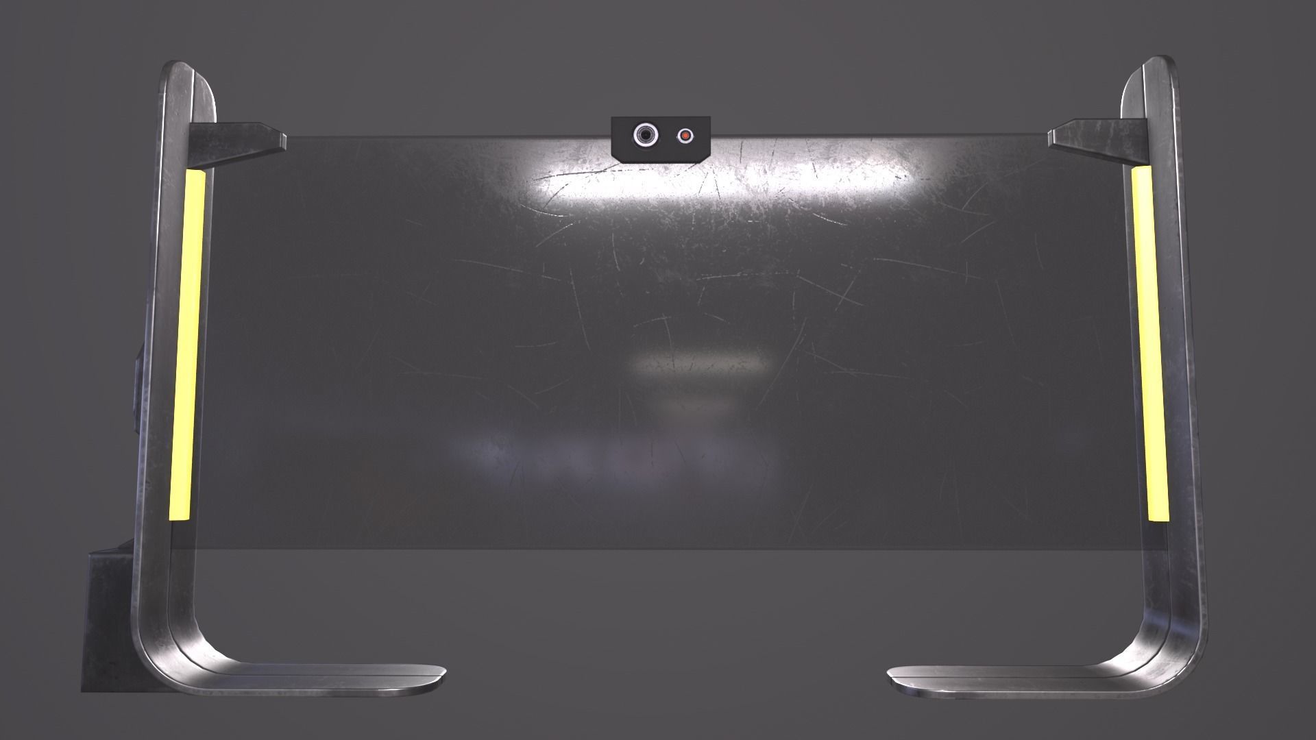 Sci-fi Monitor11 Low-poly 3D model_39