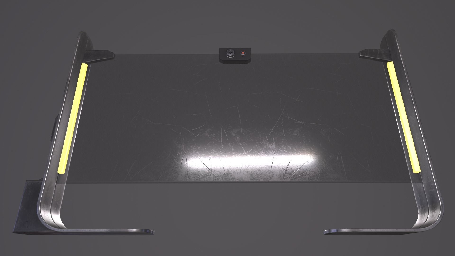 Sci-fi Monitor11 Low-poly 3D model_40