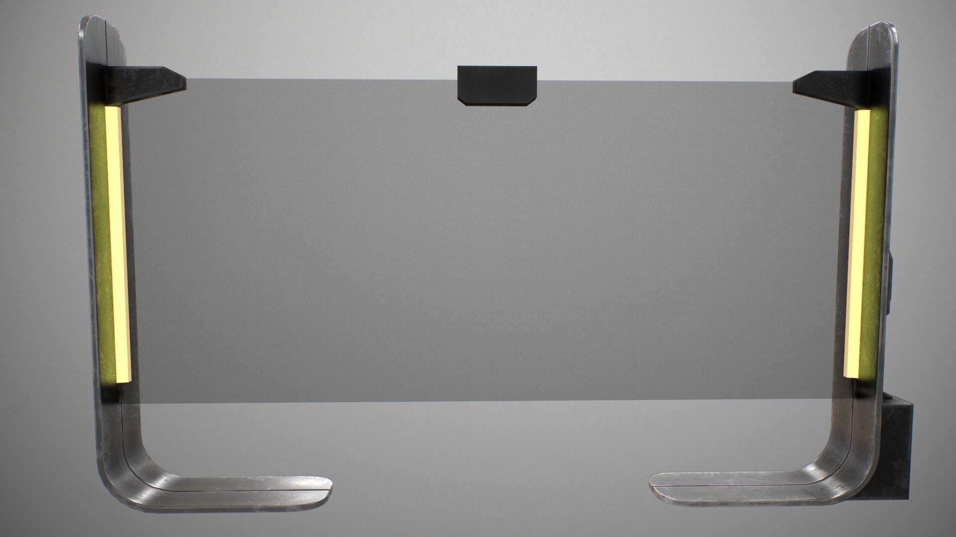 Sci-fi Monitor11 Low-poly 3D model_24