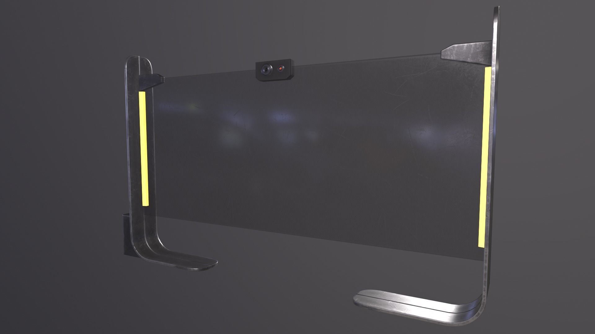 Sci-fi Monitor11 Low-poly 3D model_29