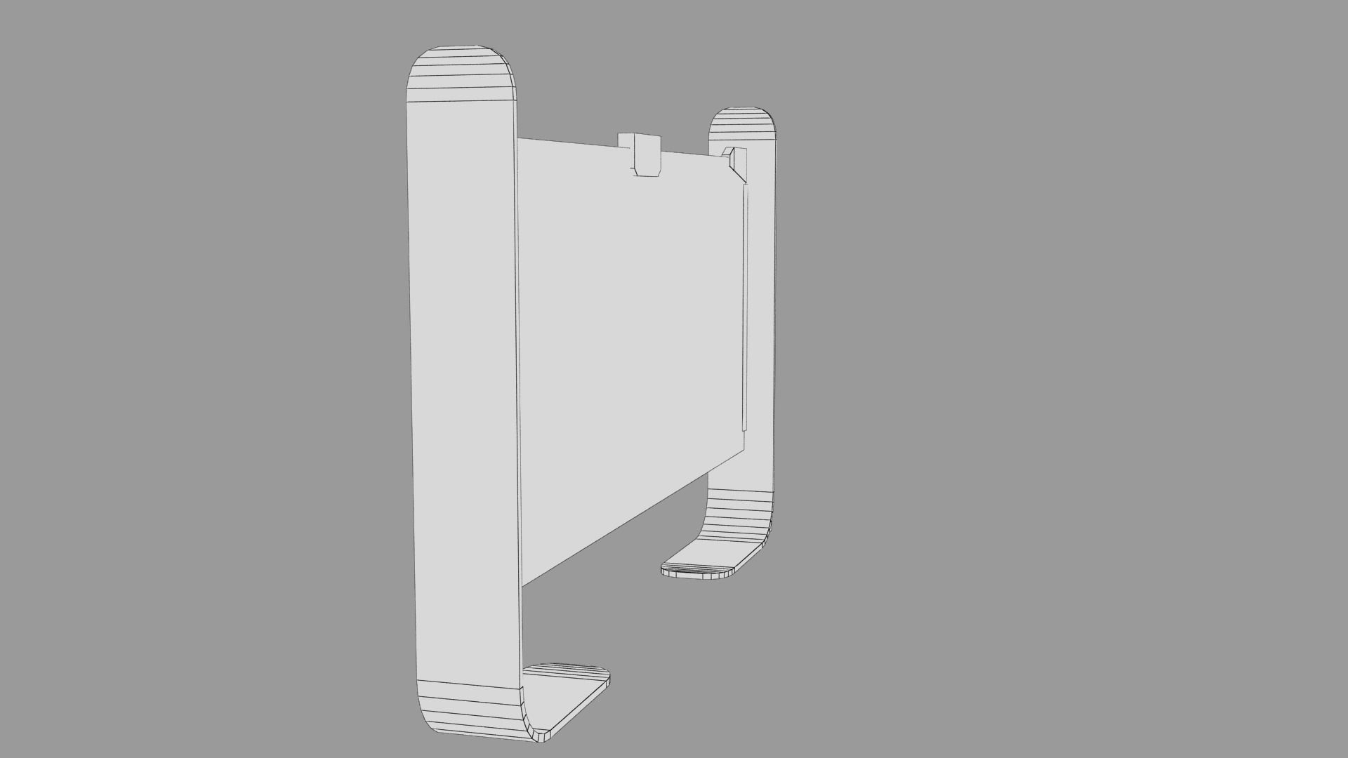 Sci-fi Monitor11 Low-poly 3D model_47