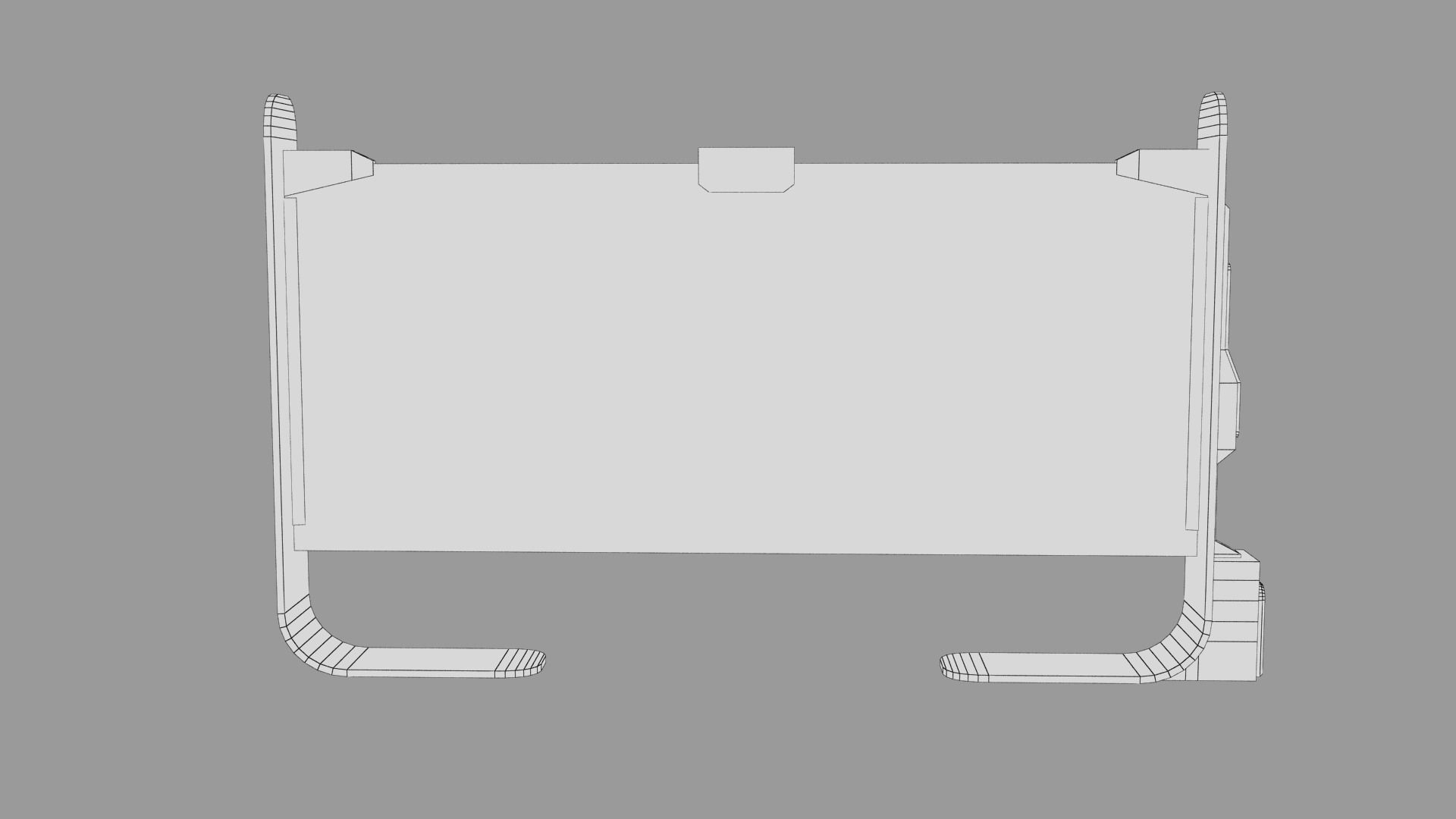 Sci-fi Monitor11 Low-poly 3D model_48