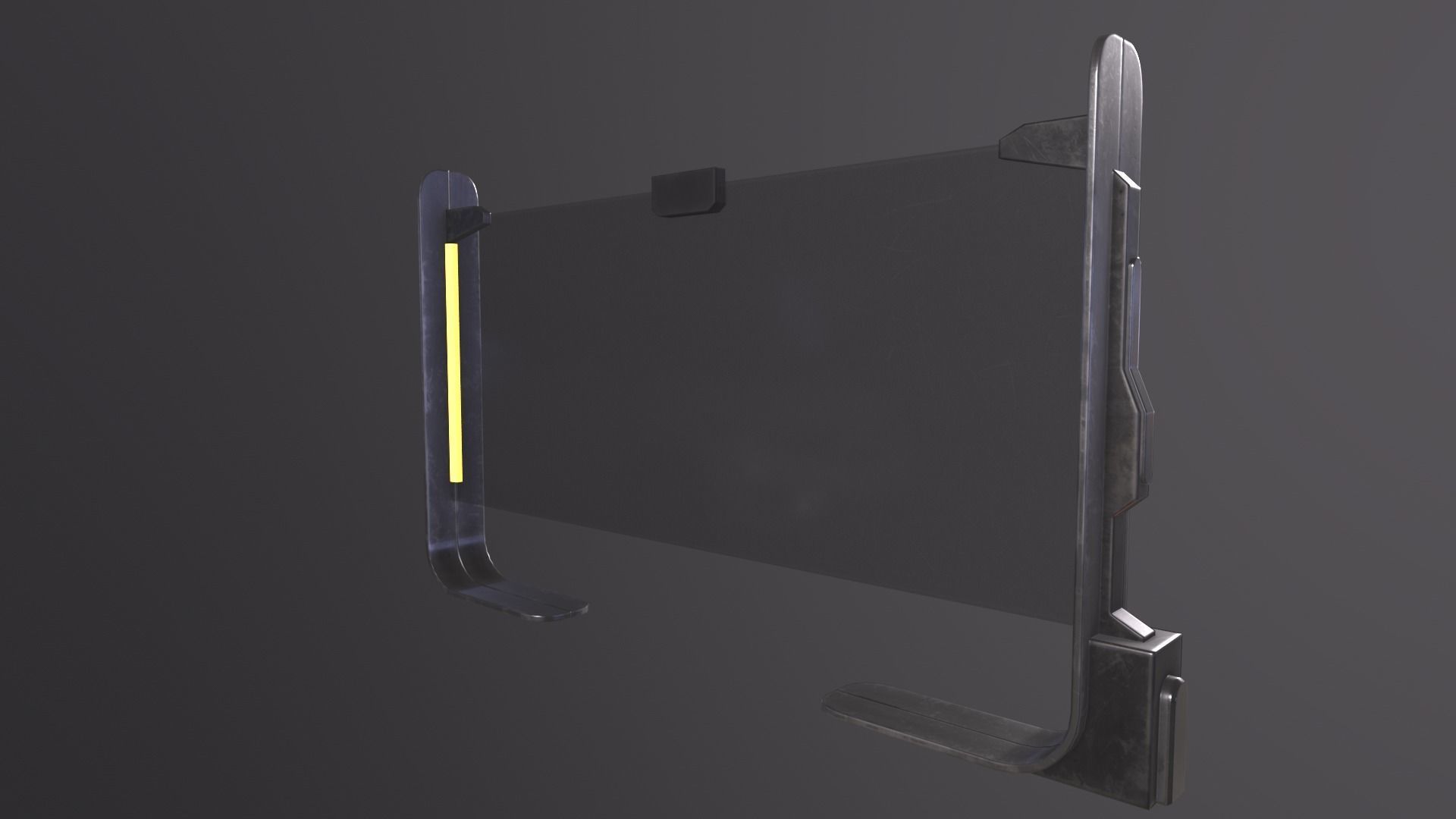 Sci-fi Monitor11 Low-poly 3D model_34