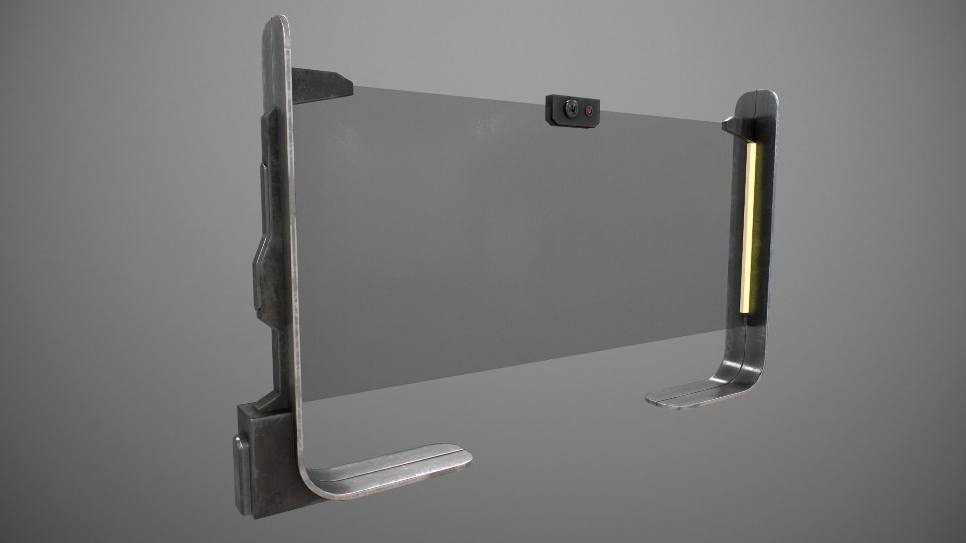 Sci-fi Monitor11 Low-poly 3D model_18