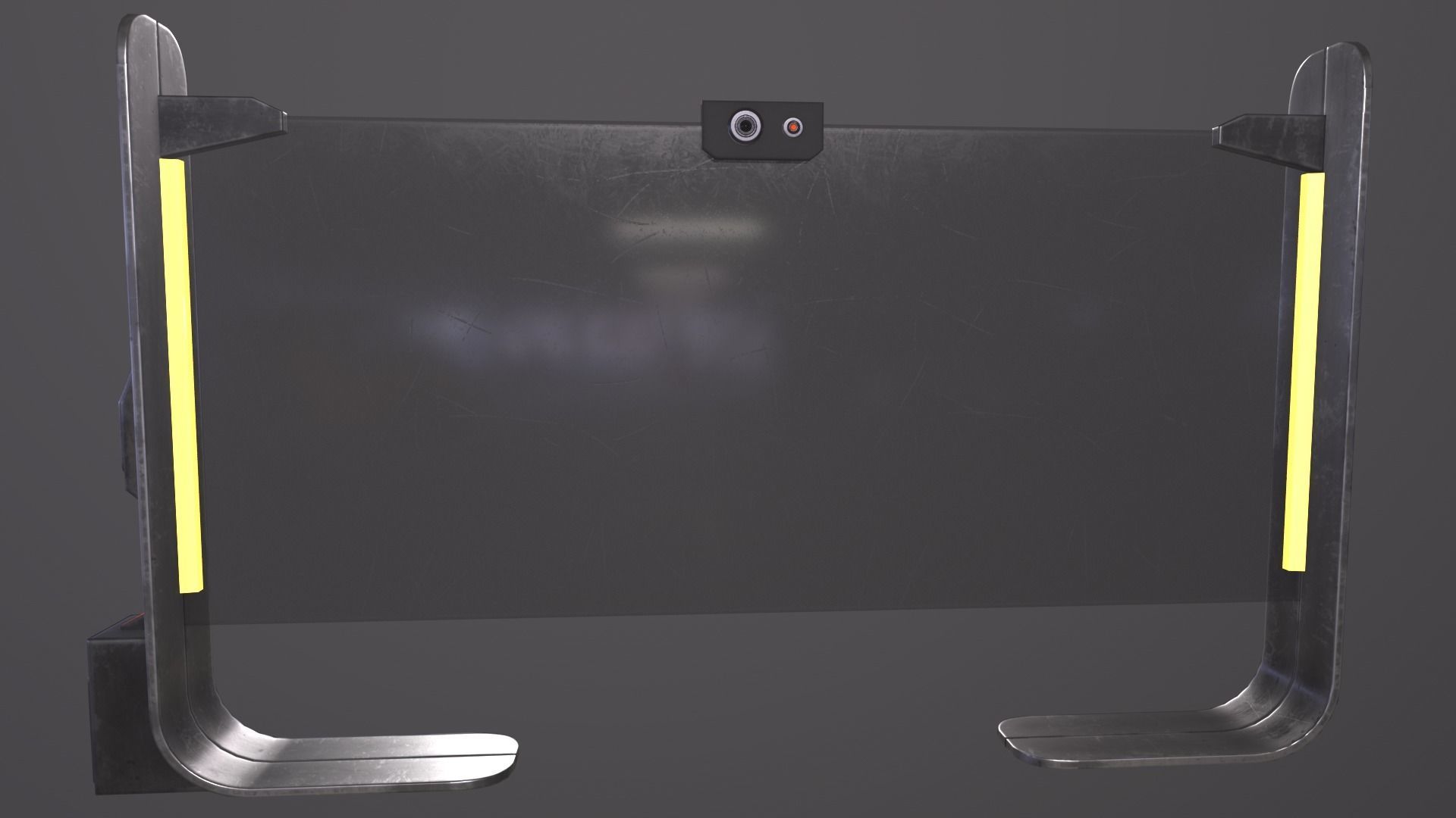 Sci-fi Monitor11 Low-poly 3D model_28