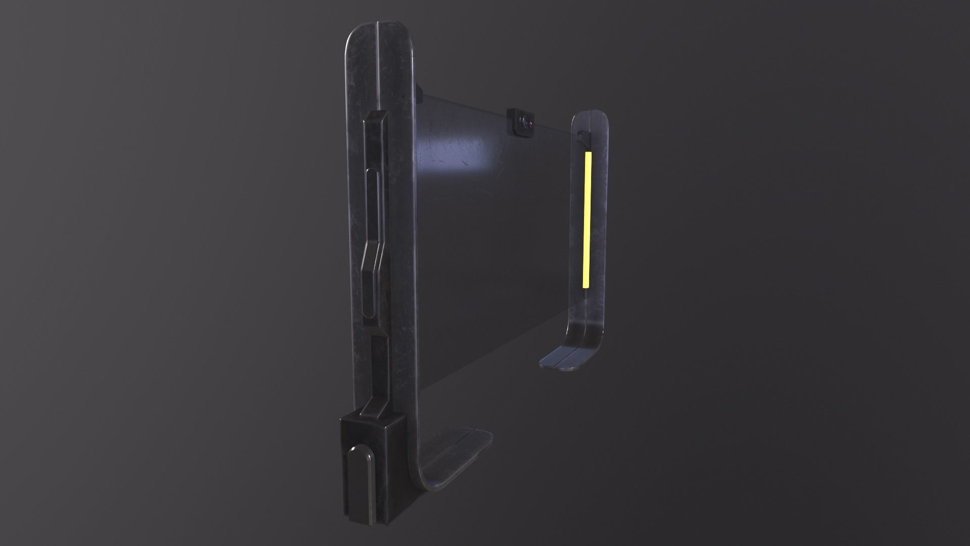 Sci-fi Monitor11 Low-poly 3D model_27