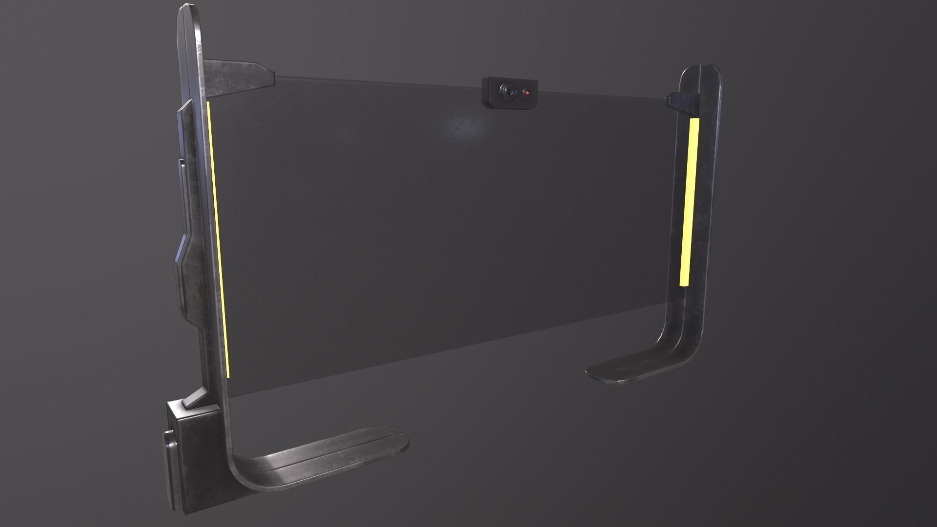 Sci-fi Monitor11 Low-poly 3D model_26