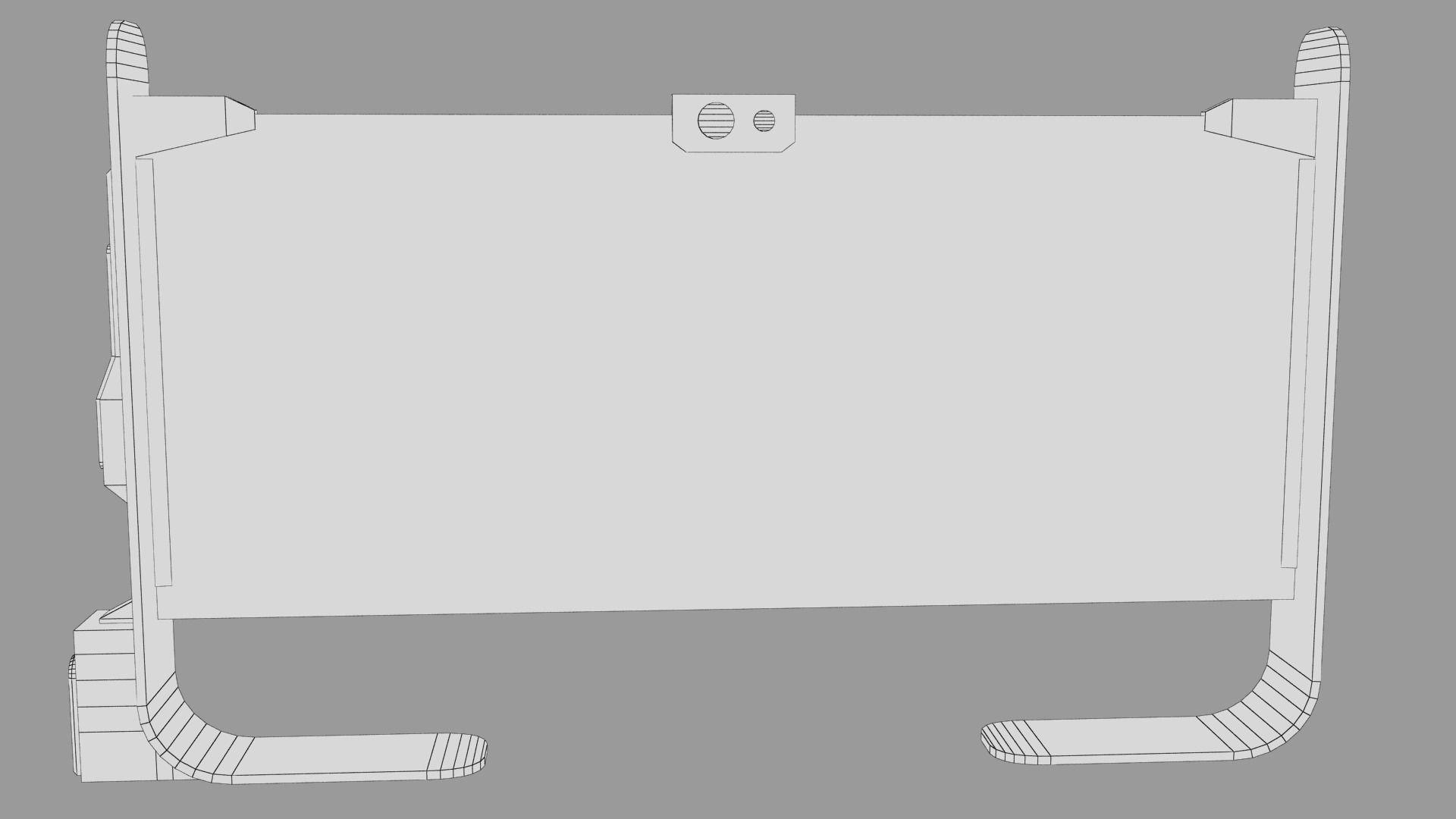 Sci-fi Monitor11 Low-poly 3D model_44